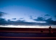 Si hay algo hermoso en el amanecer de Santa Cruz es su cielo y su luz.