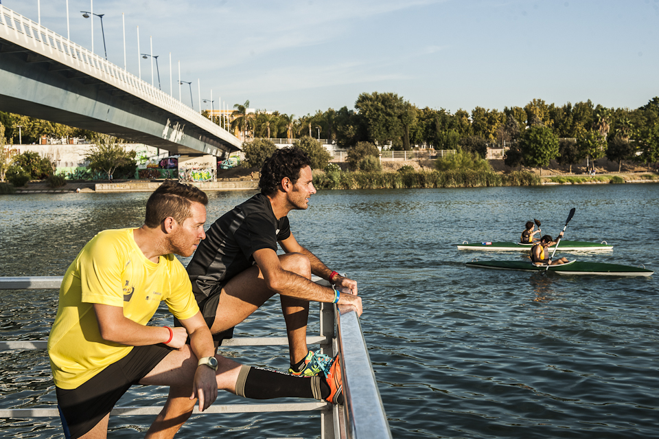 Una tarde con José María y Rafa, SisepuedeNY, corriendo contra el cancer.